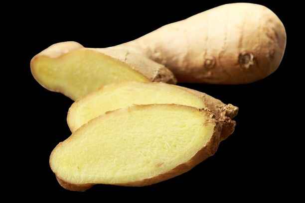 Grated ginger
