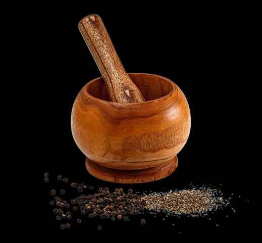 Grounded Black pepper